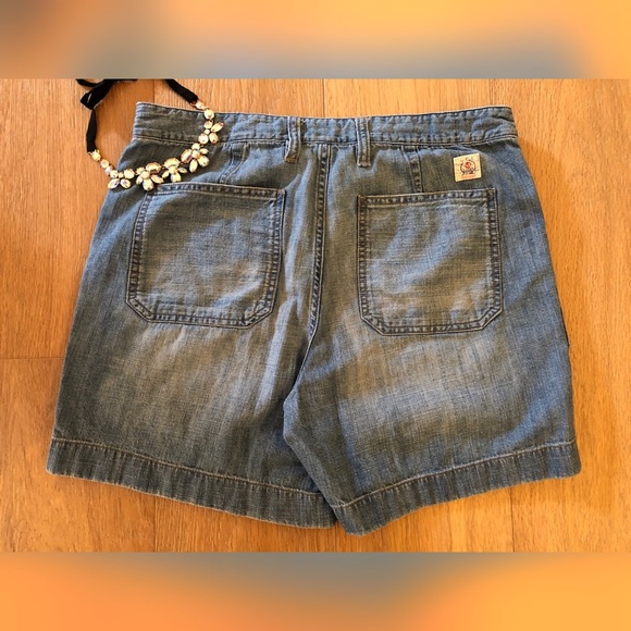 RALPH LAUREN High-Waisted Denim Jeans Shorts EUC - Picture 2 of 8